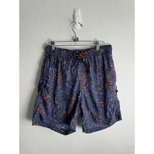 Nike ACG Shorts Men's S Achives Geometric Nylon Gorpcore Hiking Belted Knee High